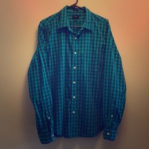 J. Crew Slim Plaid Button-Down Long-Sleeve Shirt